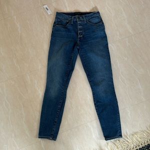 Lucky Brand high-rise skinny jeans